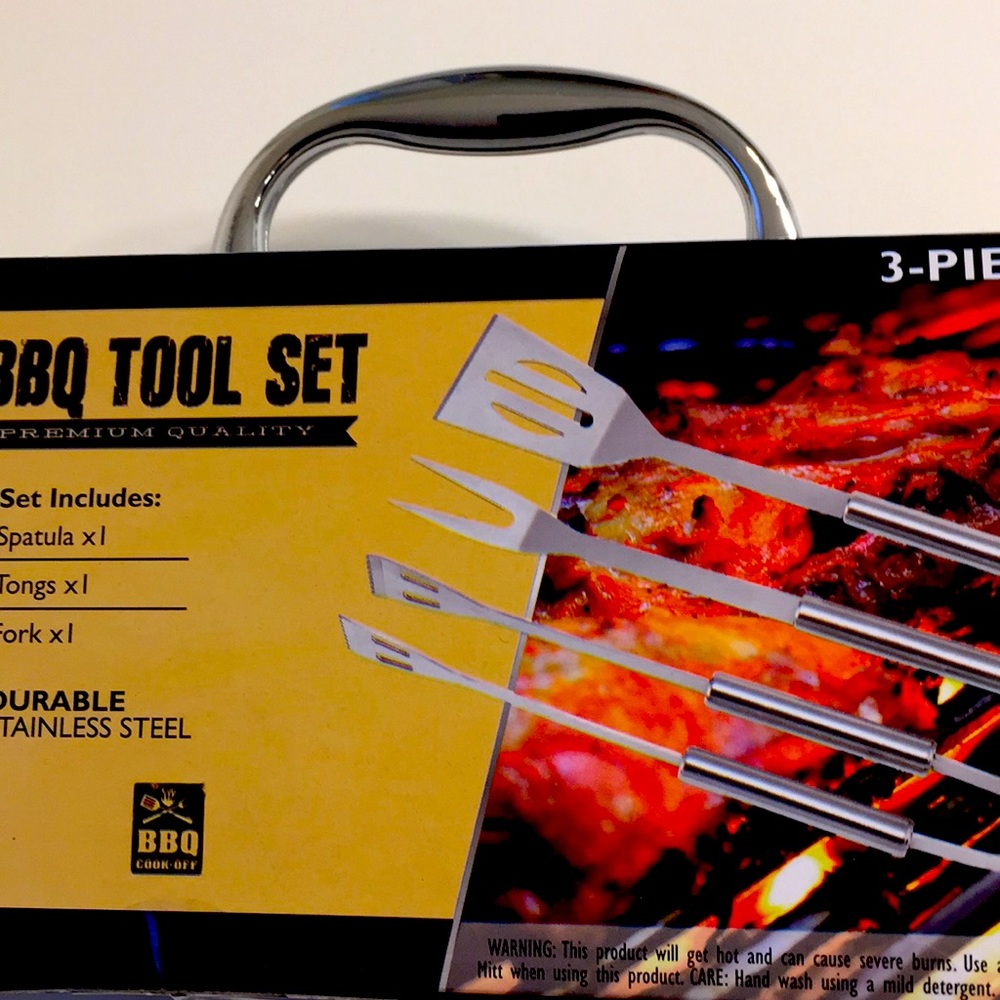 BBQ TOOL SET - 3 pieces New in box 27x8